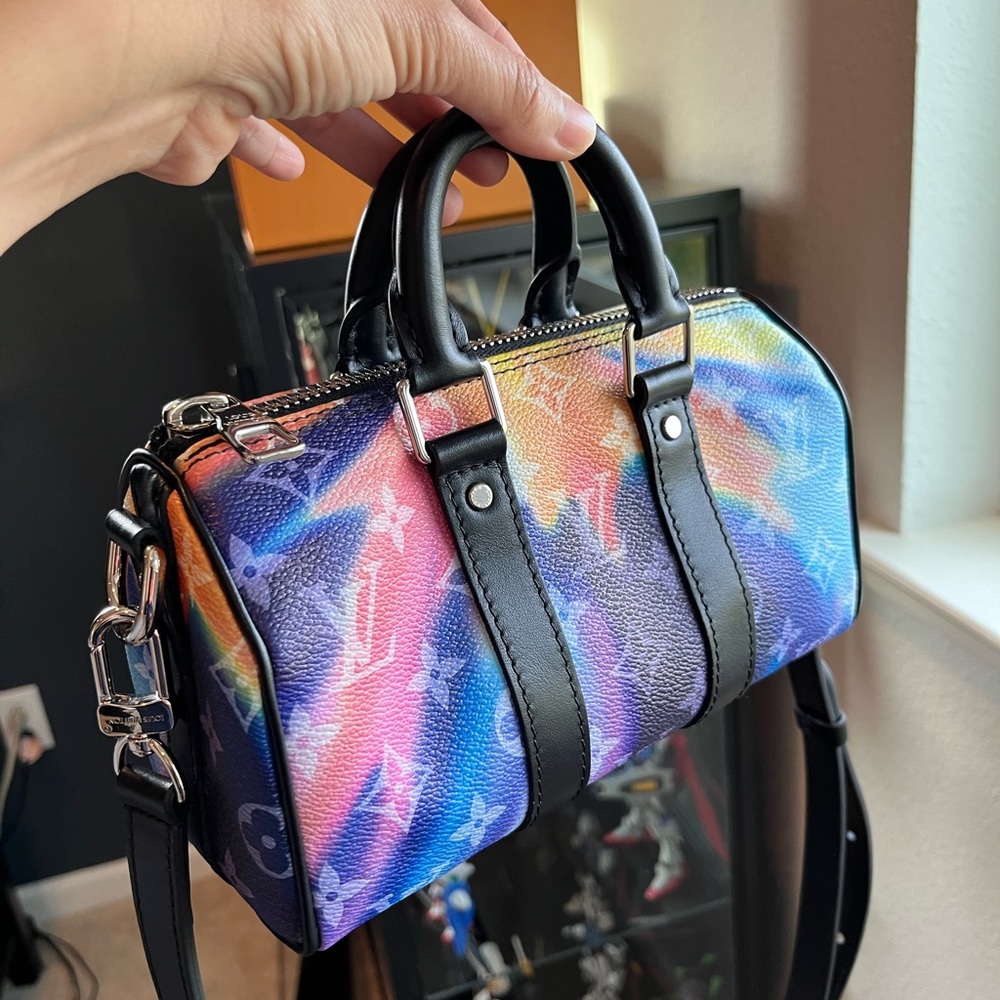 🥰Host Pick🤩🎉🎀 Louis Vuitton Monogram Sunset XS KEEPALL Speedy Nano Mini - Picture 13 of 15
